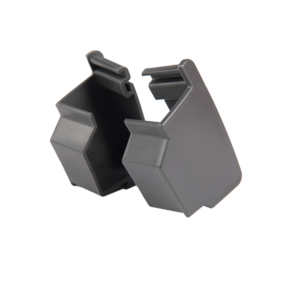 Grey Continuous Dry Verge Eaves Starter Pack 2- Left and Right Image